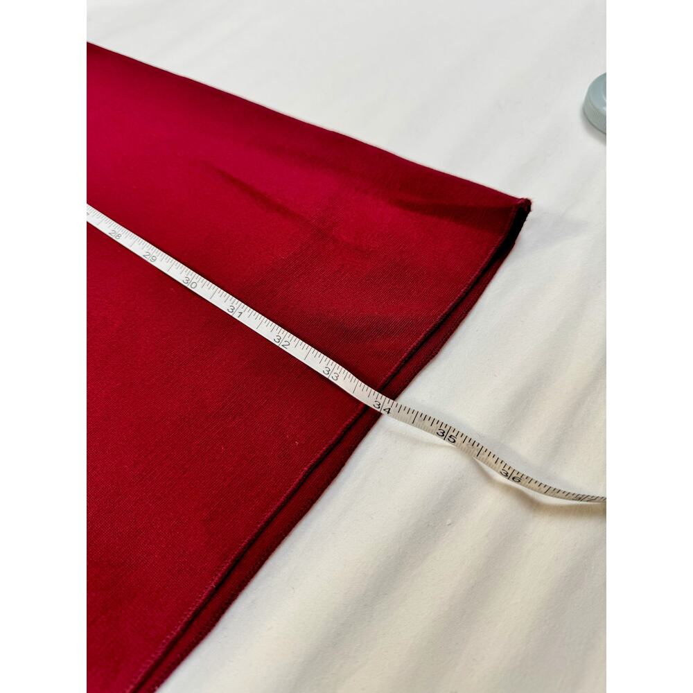 Aqua Ponte Sheath Mock Neck Cap Sleeve Mini Dress Burgundy Red Women’s Small - Picture 15 of 16
